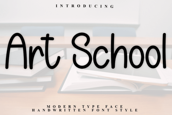 Art School: The Perfect Handwritten Font for Crafters