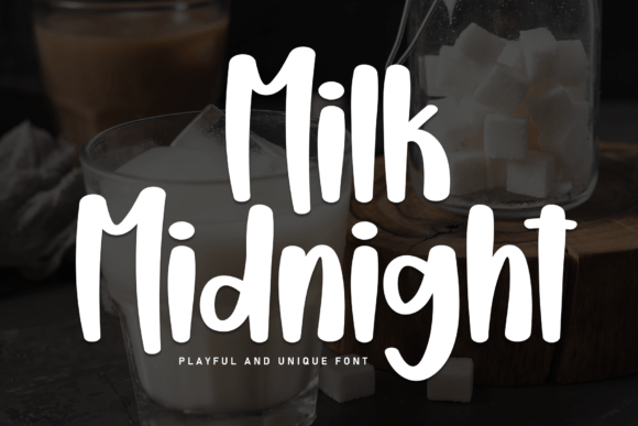 Designing with Milk Midnight: A Trendy Script Typeface