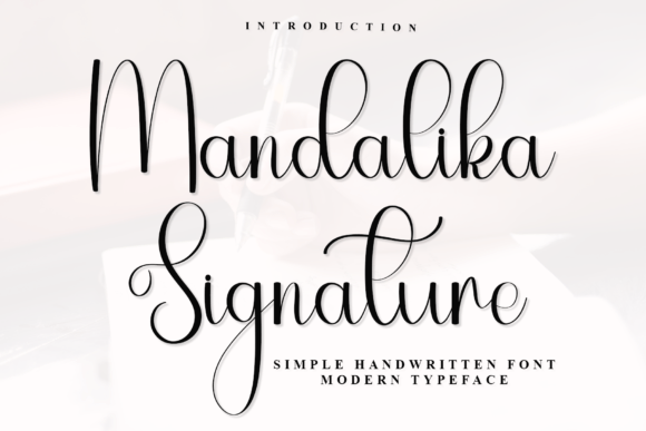 Elevate Campaign Visuals with Mandalika Signature Font