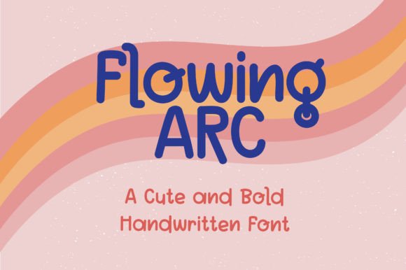 Flowing Arc Font: A Sweet Script for Handmade Brands