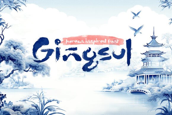 Gingsul: A Handwritten Typeface for Asian-Themed Web Design