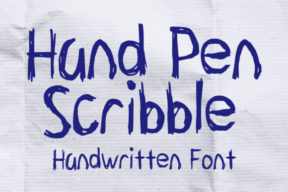 Hand Pen Scribble Font for Scroll-Stopping Marketing