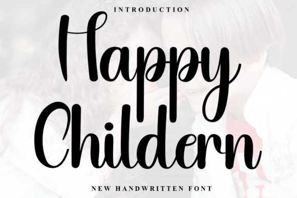 Happy Childern Font: Warm Branding for Small Business
