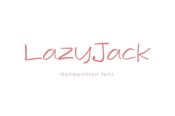 Lazy Jack Font: Raw Brush Style for Bold Marketing
