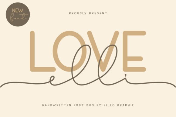 Love Elli: A Script Handwritten Font for Editorial Design