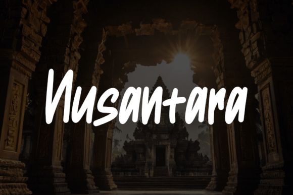 Nusantara: A Vibrant Script Font for Makers