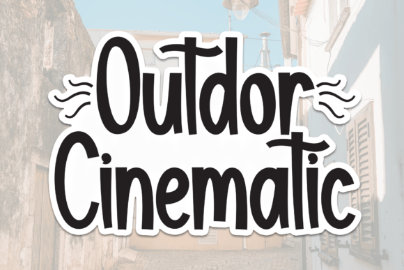Outdor Cinematic: The Handwritten Font for Memorable Brands