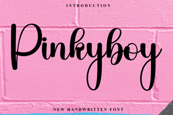 Pinkyboy: A Refined Script Handwritten Font for Editorial Design