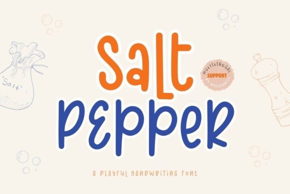 Salt Pepper Font: The Perfect Handwritten Typeface for Makers