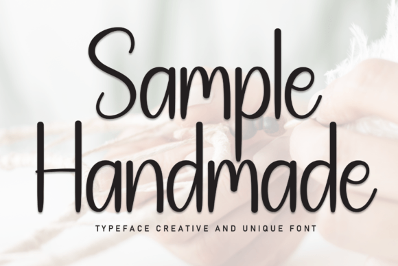 Sample Handmade: A Trendy Script Font for Modern Campaigns