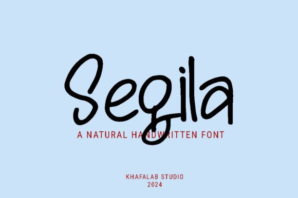 Segila: A Playful Script Handwritten Font for Editorial Joy
