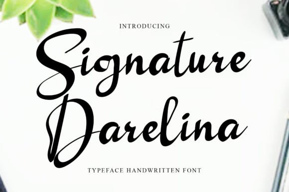 Signature Darelina: The Perfect Script Handwritten Font for Branding