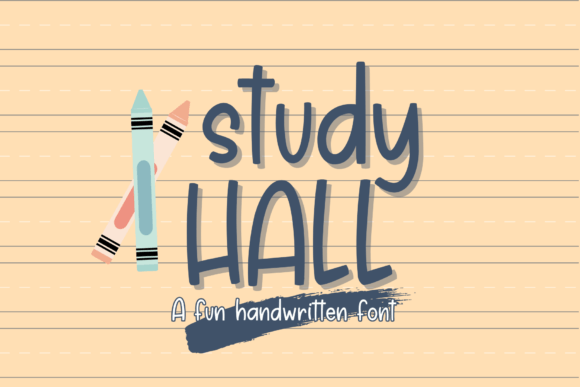 Study Hall: The Bold Handwritten Font for Campaign Impact