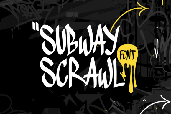 Subway Scrawl: The Slim-Line Graffiti Font for Modern Brands