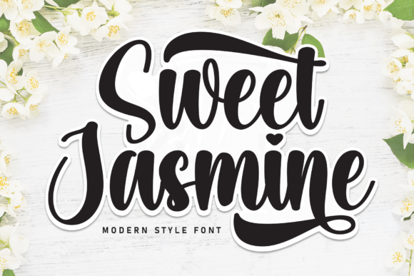 Sweet Jasmine: The Perfect Script Handwritten Font for Makers