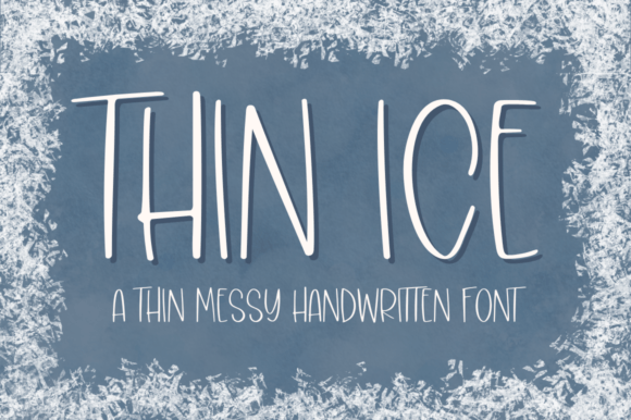Thin Ice: A Festive Script Handwritten Font for Branding