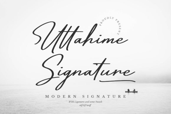 Uttahime: The Modern Signature Font for Branding